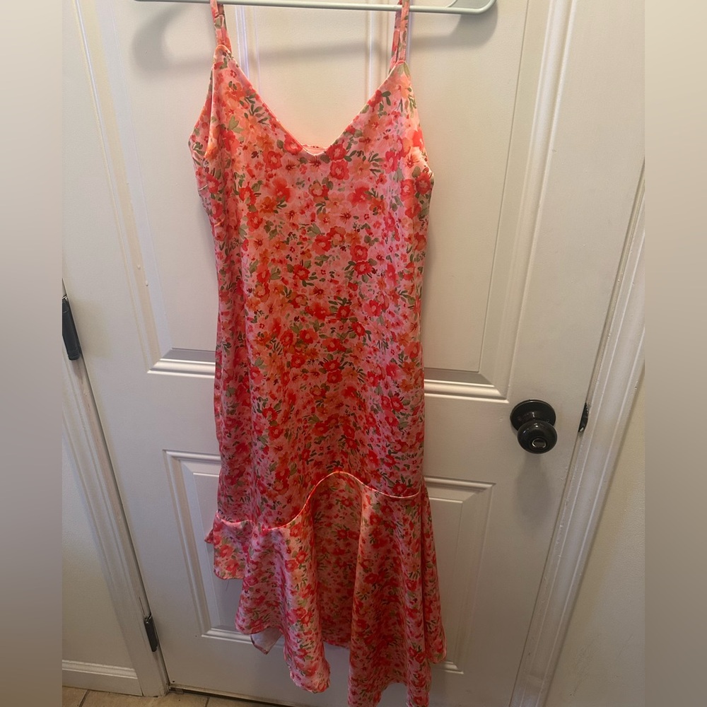 BHLDN by Anthropologie Maria Sleeveless Satin Midi Dress